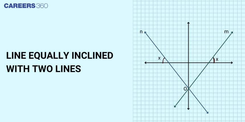 Line Equally Inclined with Two Lines